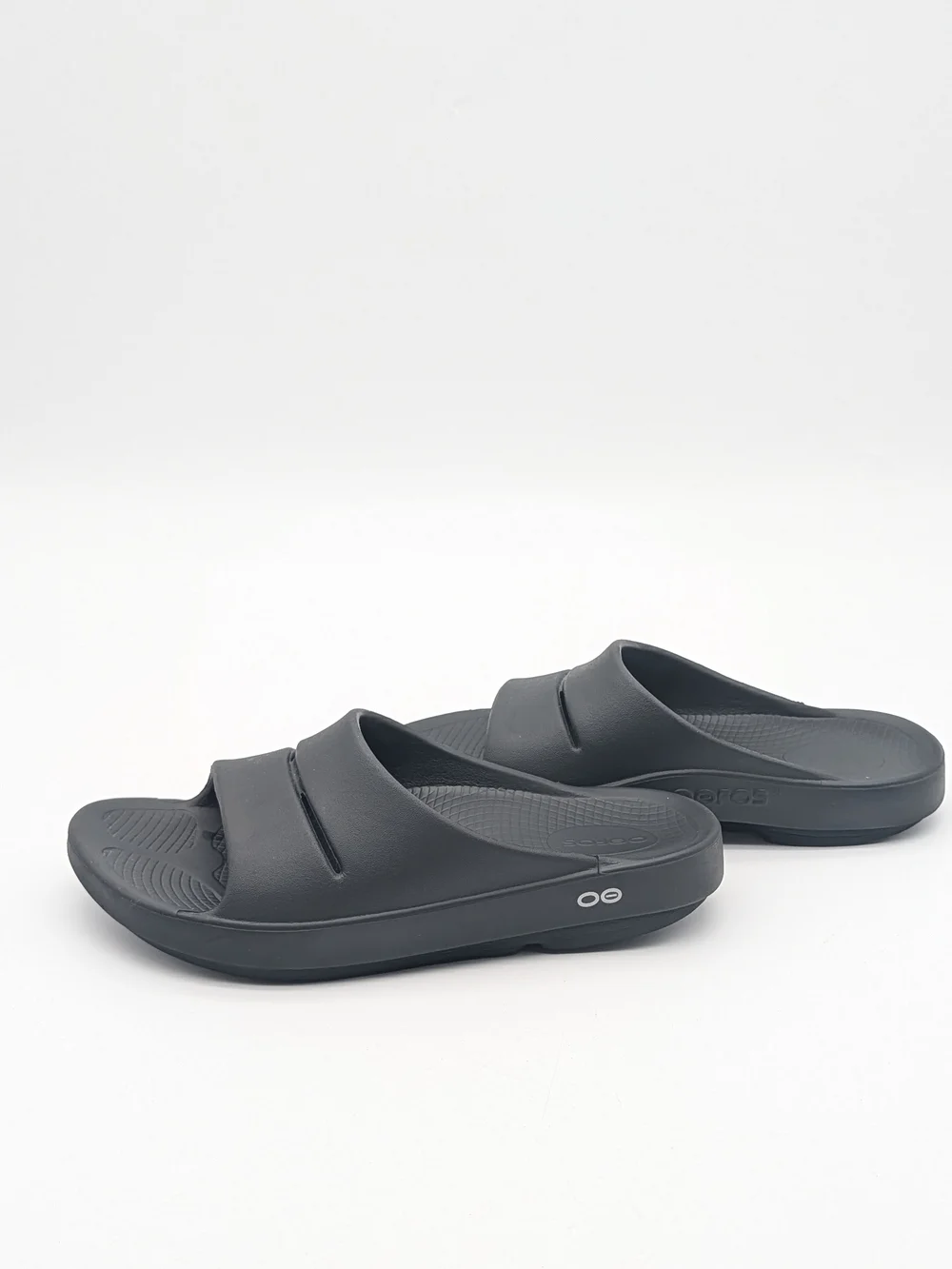 OOFOS OOahh Men's Black Slide Sandals Slip-On Cushioned Lightweight M7-W9
